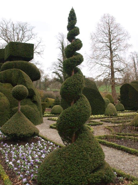 Topiary spiral Levens Hall