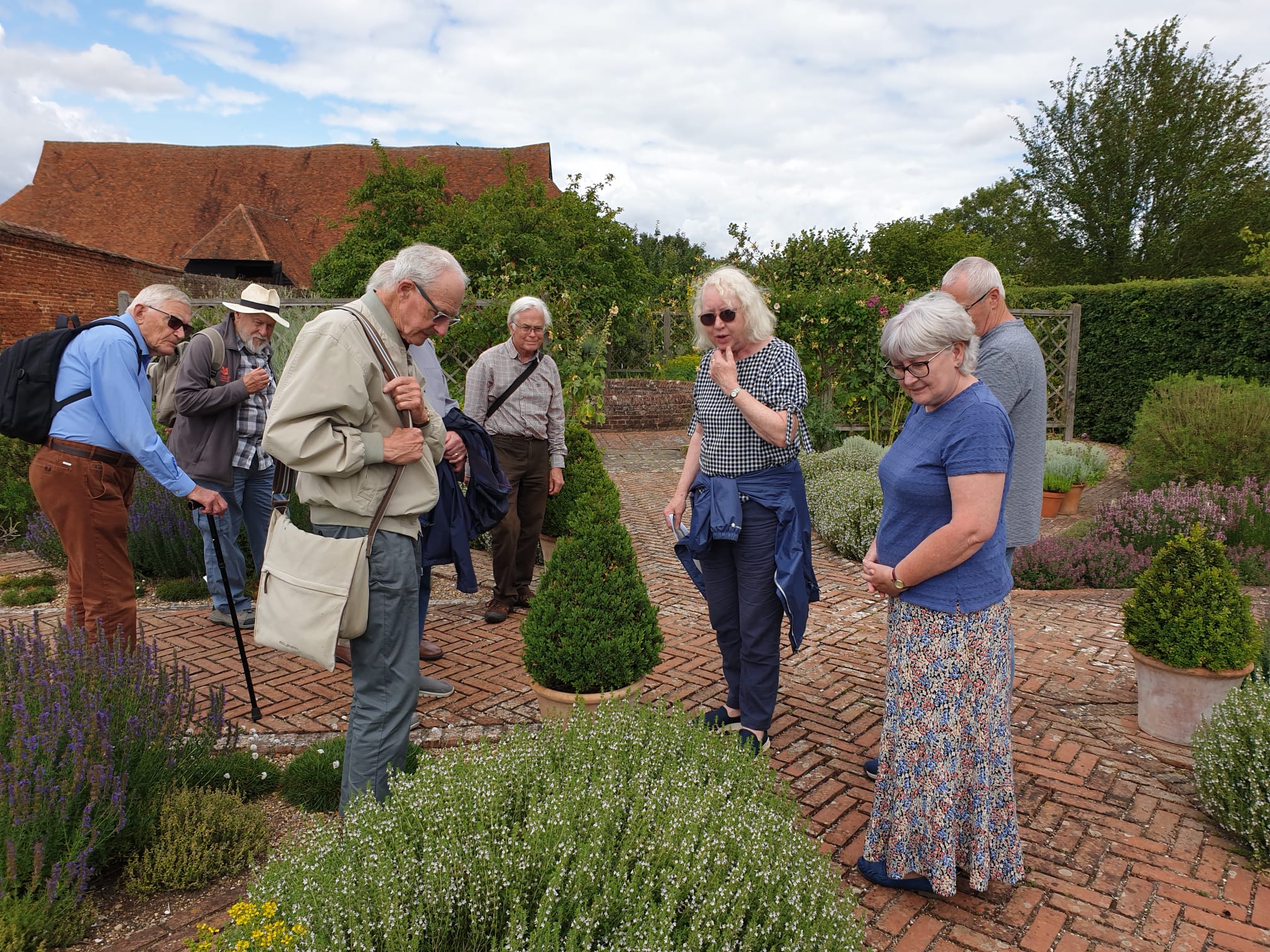 Essex - Tour of Cressing Temple's walled Tudor Garden with tips on growing herbs